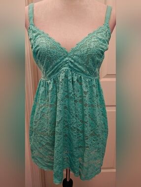 Torrid Plus Size Simply Lace Babydoll Lingerie Slip Dress.